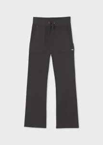 Kalhoty úpletové s kapsami tmavě šedé JUNIOR Mayoral velikost: 157 (14 let)