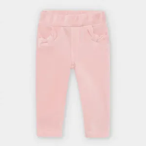 Kalhoty velurové světle růžové BABY Mayoral velikost: 86 (18 měsíců)