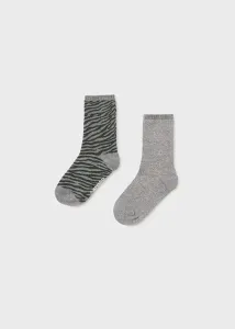 2 pack ponožek TYGR šedé MINI Mayoral velikost: 2 (EU 19-22)