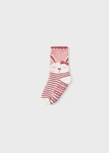 Ponožky froté s protiskluzem ZAJÍČEK růžové MINI Mayoral velikost: 2 (EU 19-22)