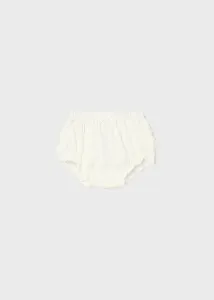 Kalhotky kojenecké s krajkou smetanové NEWBORN Mayoral velikost: 4-6 měsíců