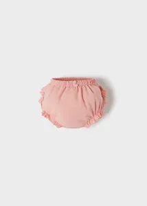 Kalhotky kojenecké s krajkou starorůžové NEWBORN Mayoral velikost: 6-9 měsíců