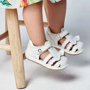 Sandálky páskové s mašličkou bílé BABY Mayoral velikost: 22
