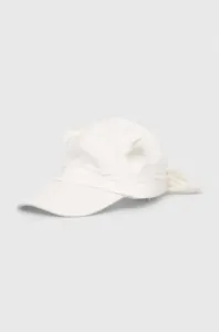 Dětska čepice Mayoral bílá barva, z tenké pleteniny #6188143