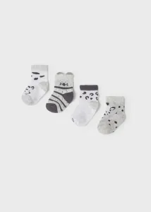 4 pack ponožek SAFARI šedé NEWBORN Mayoral velikost: 86 (18 měsíců)