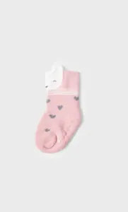 Ponožky froté s protiskluzem srdíčka Newborn Mayoral velikost: 0 (EU 15)