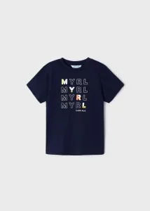 Tričko s krátkým rukávem MYRL basic tmavě modré MINI Mayoral velikost: 104