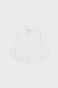 Dětská bavlněná košilka Mayoral bílá barva #5963653