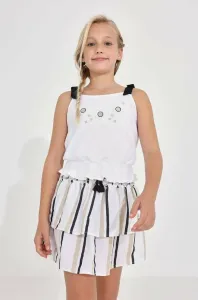 Dětská sukně Mayoral černá barva, mini, áčková #4825342