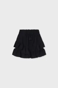 Dětská sukně Mayoral černá barva, mini, áčková #5144873