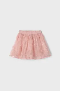 Dětská sukně Mayoral růžová barva, mini, áčková #5687022