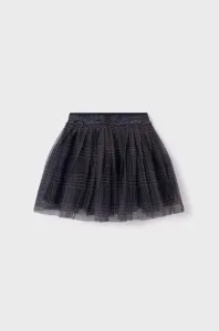 Dětská sukně Mayoral tmavomodrá barva, mini, áčková #5964155