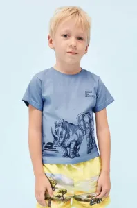 Dětské bavlněné tričko Mayoral s potiskem #5738698