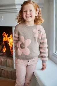 Dětské kalhoty Mayoral růžová barva, s aplikací