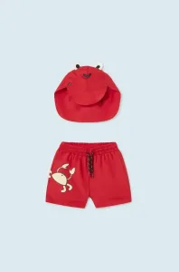 Dětské plavkové šortky Mayoral červená barva