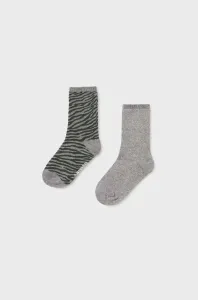 Dětské ponožky Mayoral 2-pack šedá barva #5964137