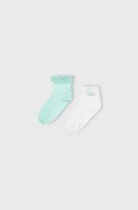 Dětské ponožky Mayoral 2-pack tyrkysová barva