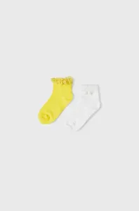 Dětské ponožky Mayoral 2-pack žlutá barva