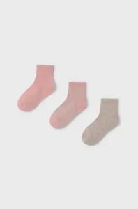 Dětské ponožky Mayoral 3-pack béžová barva #5984229