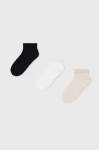 Dětské ponožky Mayoral 3-pack černá barva #5943406