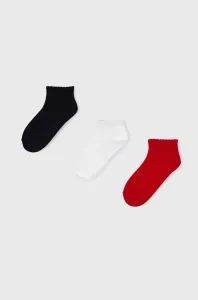 Dětské ponožky Mayoral 3-pack červená barva #4732196
