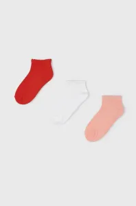 Dětské ponožky Mayoral 3-pack oranžová barva #5862136
