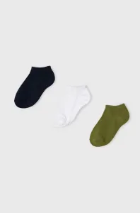 Dětské ponožky Mayoral 3-pack zelená barva #4732161
