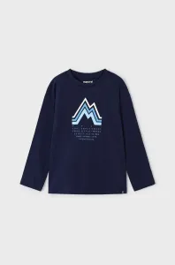 Dětské tričko s dlouhým rukávem Mayoral tmavomodrá barva, s aplikací #5971846