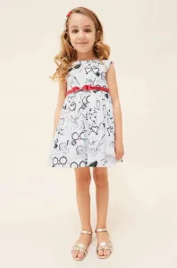Dívčí šaty Mayoral bílá barva, mini #5798089