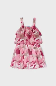 Dívčí šaty Mayoral růžová barva, mini #4315672