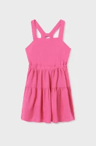 Dívčí šaty Mayoral růžová barva, mini #5001004
