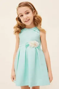 Dívčí šaty Mayoral tyrkysová barva, mini #4825391