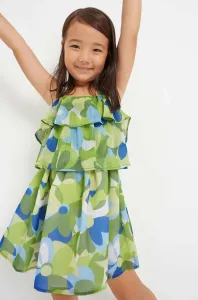Dívčí šaty Mayoral zelená barva, mini #5738738