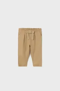 Kojenecké kalhoty Mayoral béžová barva, hladké #4732290