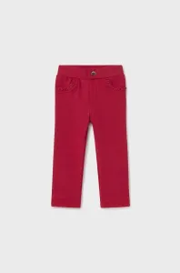 Kojenecké kalhoty Mayoral červená barva, hladké #6110584