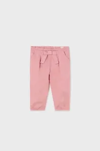Kojenecké kalhoty Mayoral růžová barva, hladké #4732291