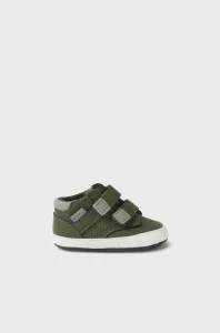 Dětské boty Mayoral Newborn zelená barva #5686933