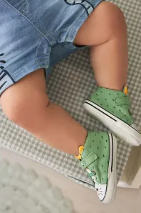 Dětské sneakers boty Mayoral Newborn zelená barva