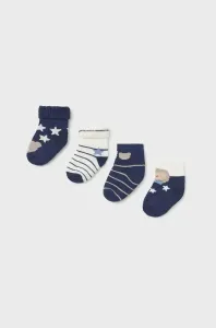 Kojenecké ponožky Mayoral Newborn 4-pack tmavomodrá barva