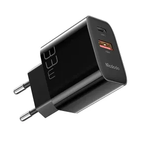 GaN 33W síťová nabíječka Mcdodo CH-0921 USB-C, USB-A (černá)