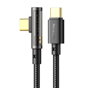 Úhlový kabel Prism USB na USB-C Mcdodo CA-3401, 100 W, 1,8 m (černý)