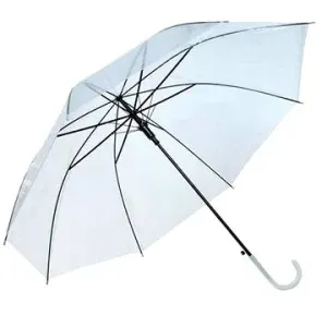MDS Automatický skládací deštník – průhledný