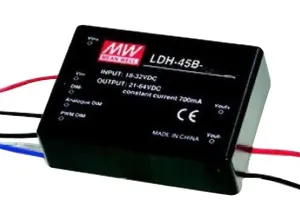 Mean Well Ldh-45B-350 Led Driver, Constant Current, 44.1W