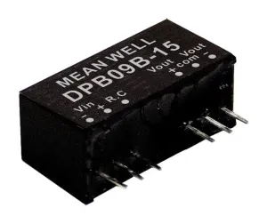 Mean Well Dpb09B-12 Dc-Dc Converter, 2 O/p, 9W
