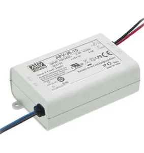 Mean Well Apv-35-5 Led Driver, Constant Voltage, 25W