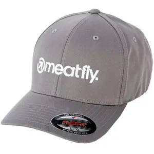 Meatfly Brand Flexfit, Grey