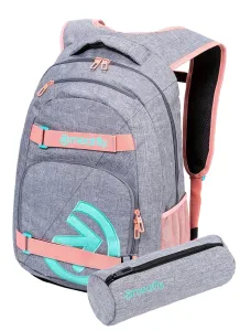 Meatfly EXILE Backpack, Pink / Grey Heather #1887127