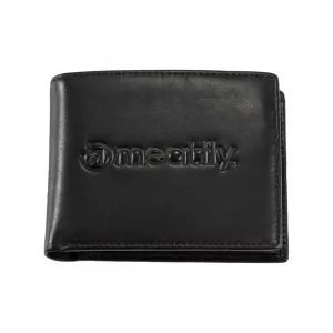 Meatfly Pánská kožená peněženka Brazzer Black