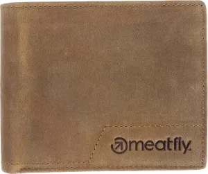 Meatfly Pánská kožená peněženka Eliot Premium Oak