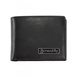 Meatfly Pánská kožená peněženka Pitfall Black